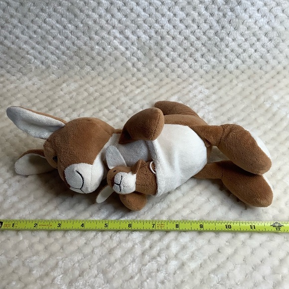 Kinder Surprise Plush Mommy Kangaroo and Baby Stuffed Animal Toy - Picture 12 of 12